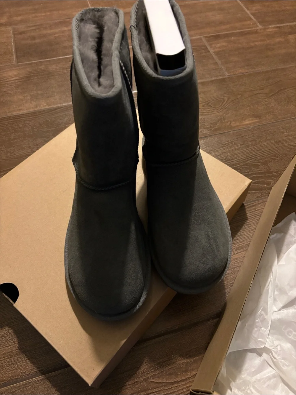 UGG Classic Short Boot in Charcoal
